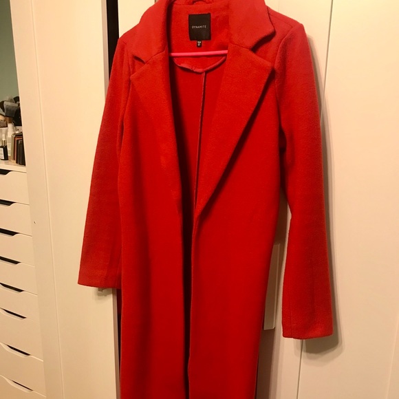 dynamite wool coat